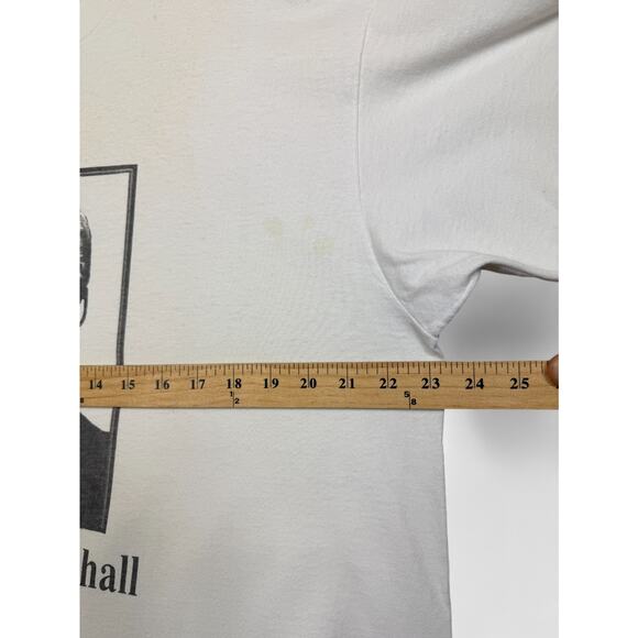 Vintage 90s Thurgood Marshall Tribute T Shirt Adult XL White Single Stitch - Picture 12 of 16